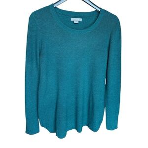 Natural Reflections Green Tunic Sweater (L)